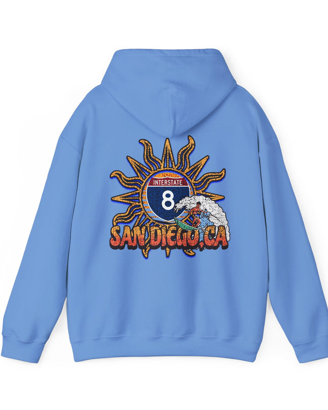I-8, SAN DIEGO ,CA,  Hooded Sweatshirt
