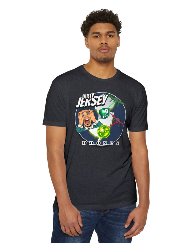 T-Shirt: Dirty Jersey Drone Panic