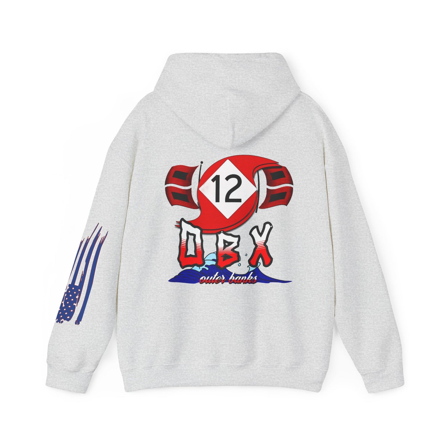 HIGHWAY 12, OBX, N.C., Unisex Heavy Blend™ Hooded Sweatshirt