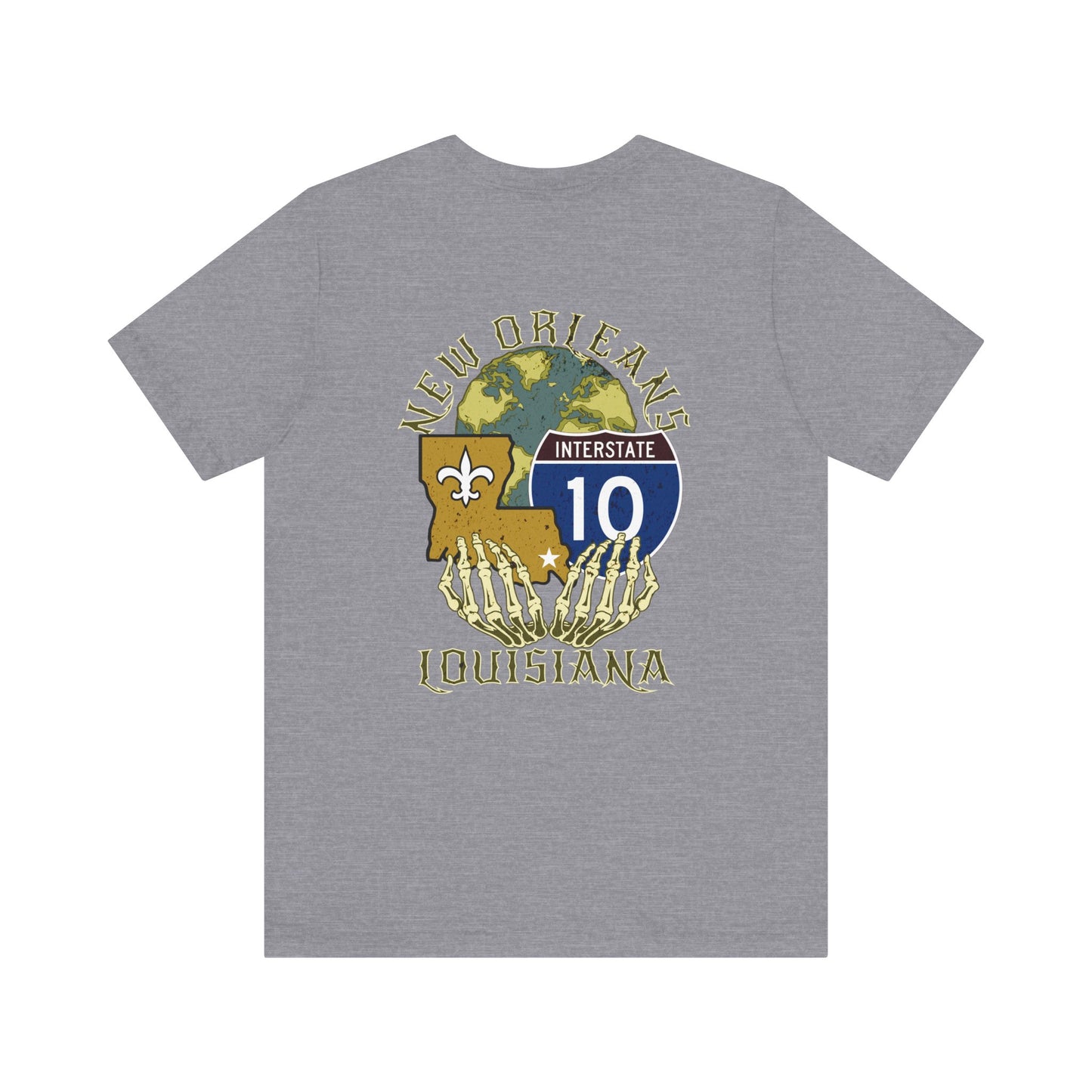 New Orleans Interstate 10 Highway Route Tee