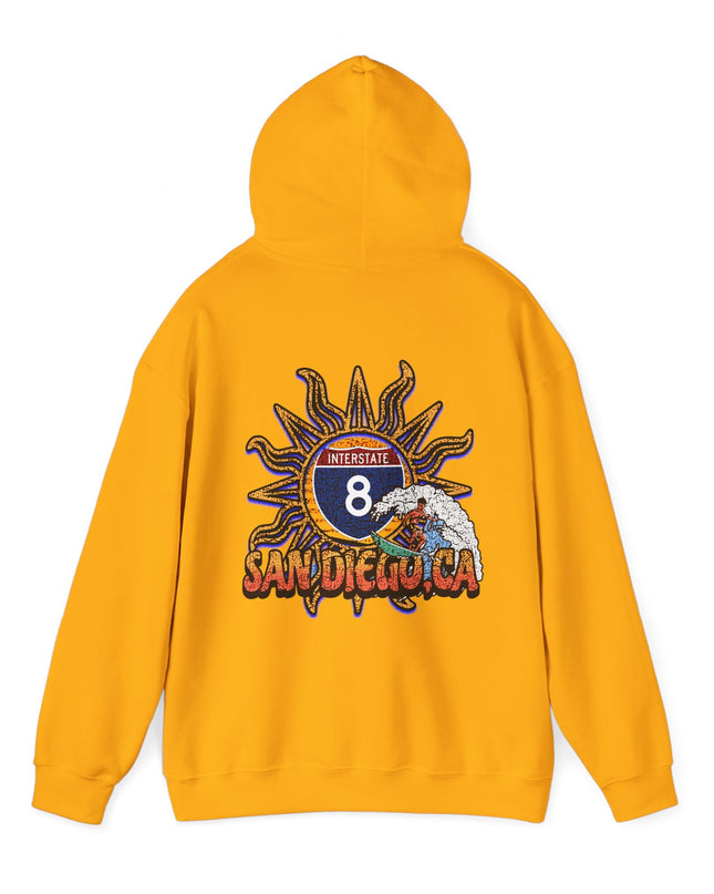 I-8, SAN DIEGO ,CA,  Hooded Sweatshirt