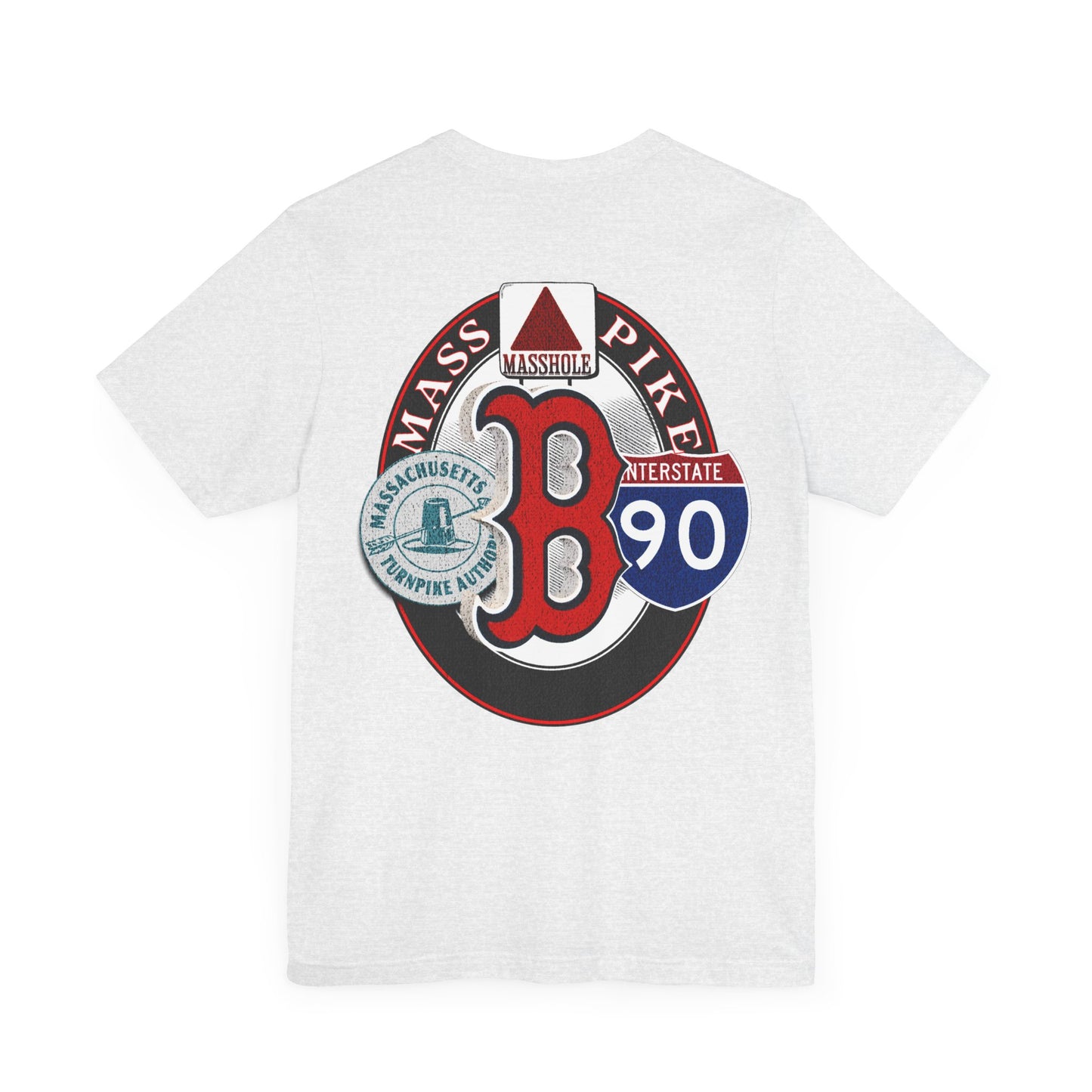 Interstate 90 Boston Massholes Tee