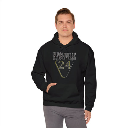 Hooded Sweatshirt Nashville Highway Route 24 Road Trip Soft Blend Apparel