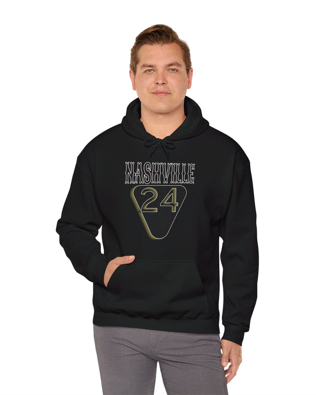 Hooded Sweatshirt Nashville Highway Route 24 Road Trip Soft Blend Apparel