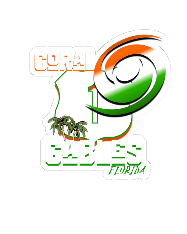 Stickers - Route 1 Coral Gables Florida Miami Hurricanes Home Decor