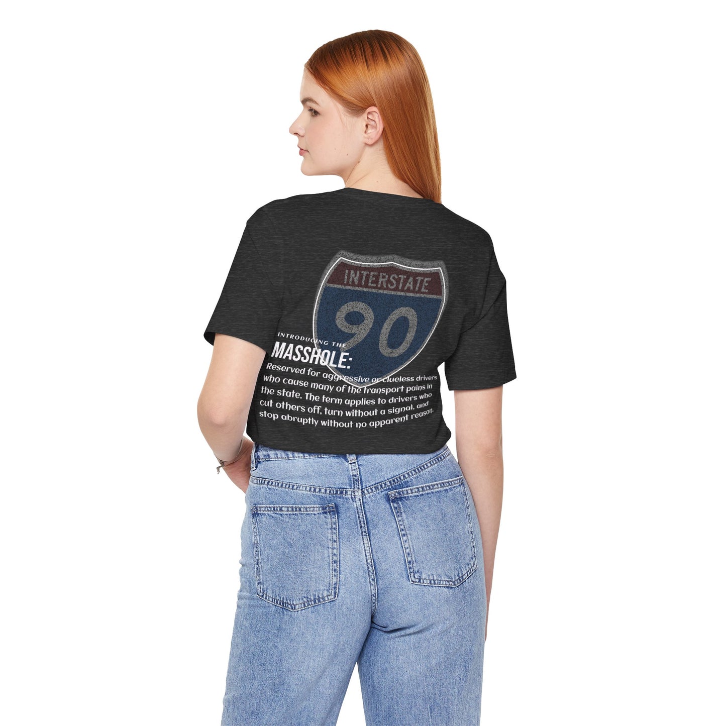 Massachusetts  I-90 Highway Route Tee Shirt