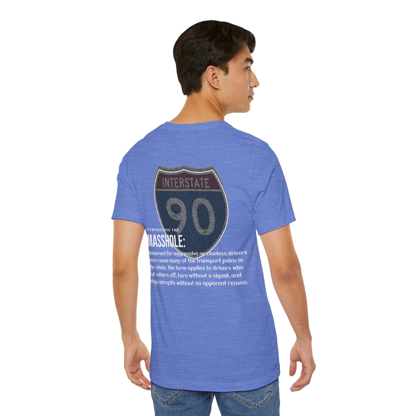 Massachusetts  I-90 Highway Route Tee Shirt