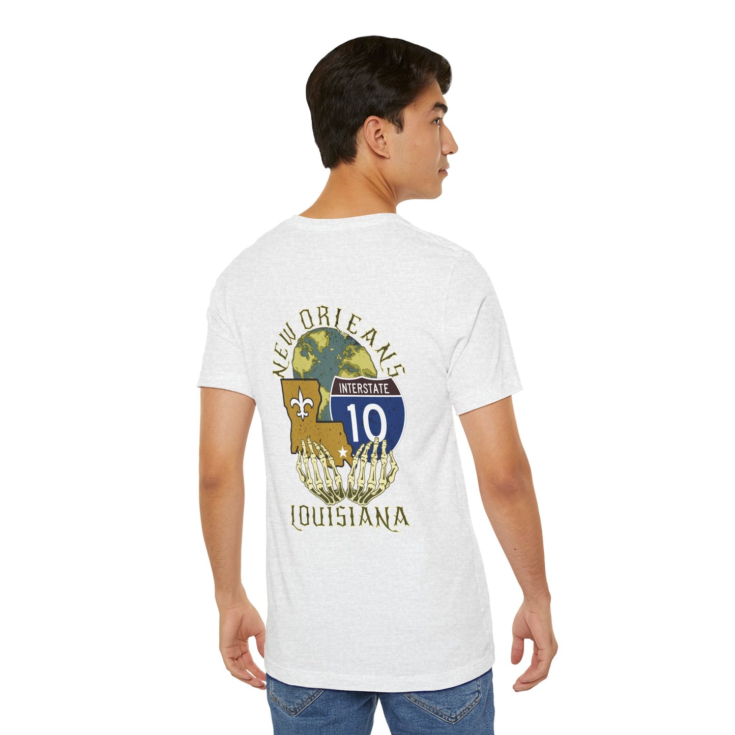 New Orleans Interstate 10 Highway Route Tee