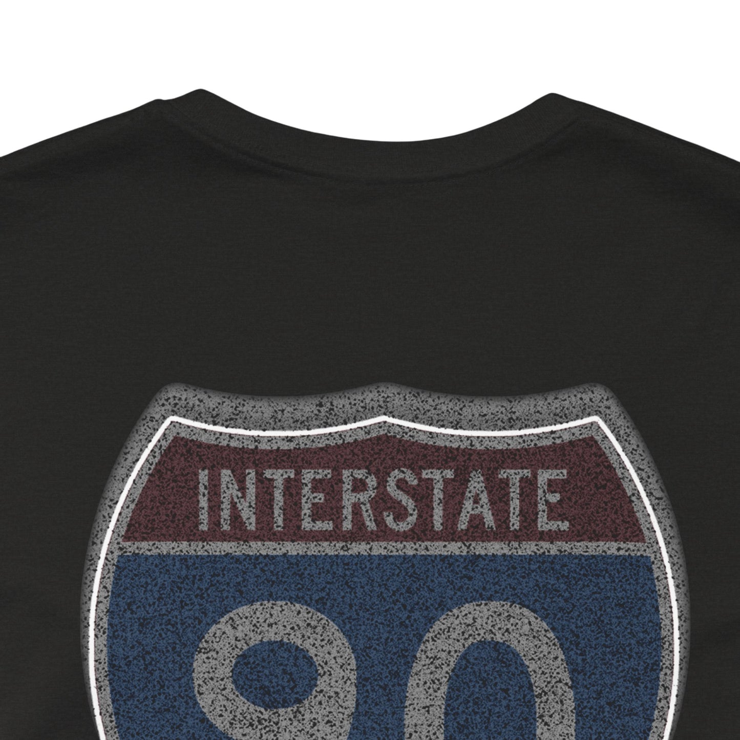 Massachusetts  I-90 Highway Route Tee Shirt