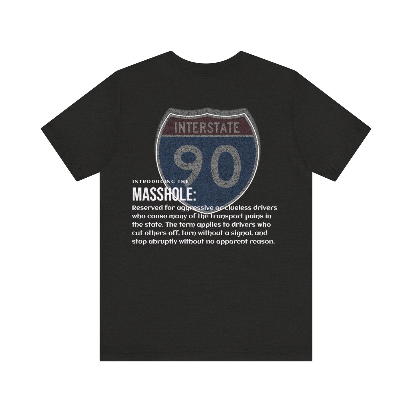 Massachusetts  I-90 Highway Route Tee Shirt