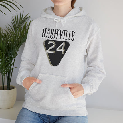 Hooded Sweatshirt Nashville Highway Route 24 Road Trip Soft Blend Apparel