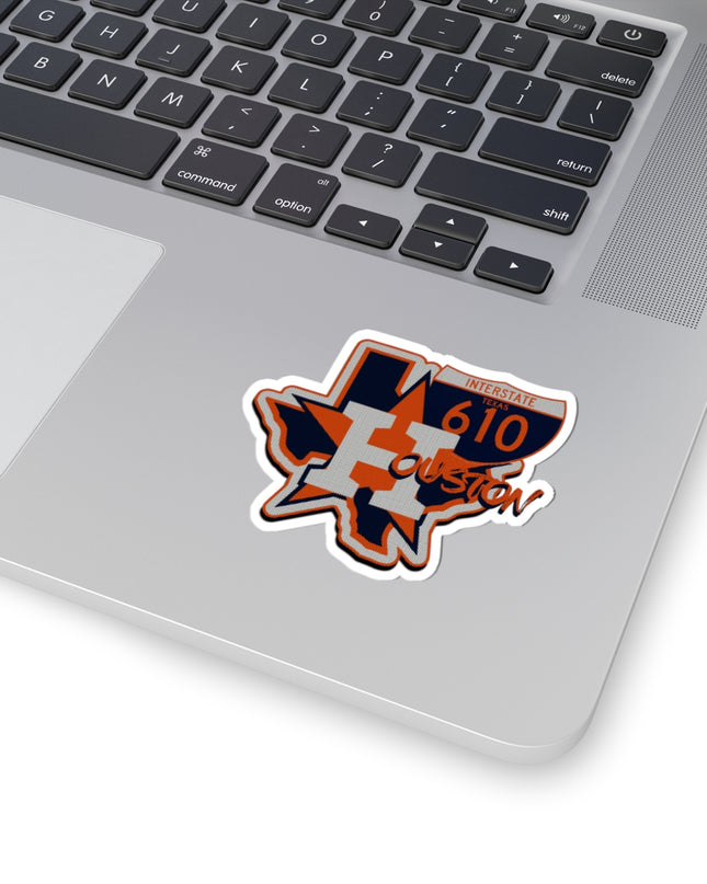 Stickers - Houston Texas Interstate 610 Astros Fan Road Trip Travel Design