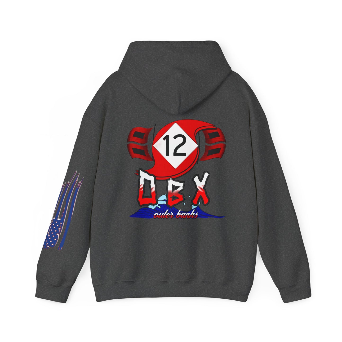HIGHWAY 12, OBX, N.C., Unisex Heavy Blend™ Hooded Sweatshirt