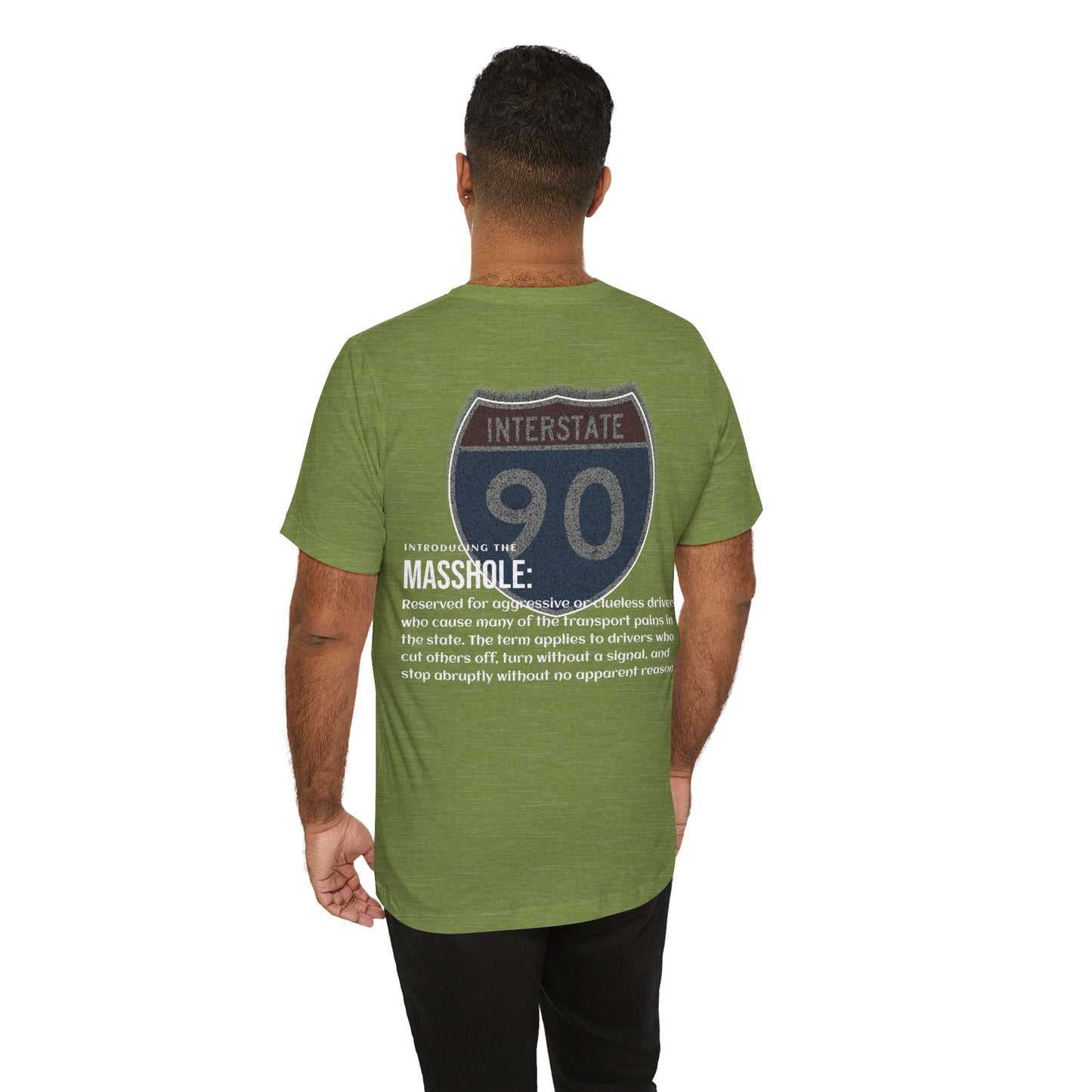 Massachusetts  I-90 Highway Route Tee Shirt