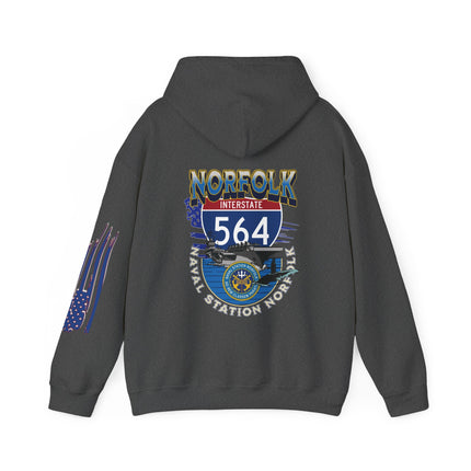 I-564 NORFOLK NAVAL BASE, VA,  -Unisex Heavy Blend™ Hooded Sweatshirt