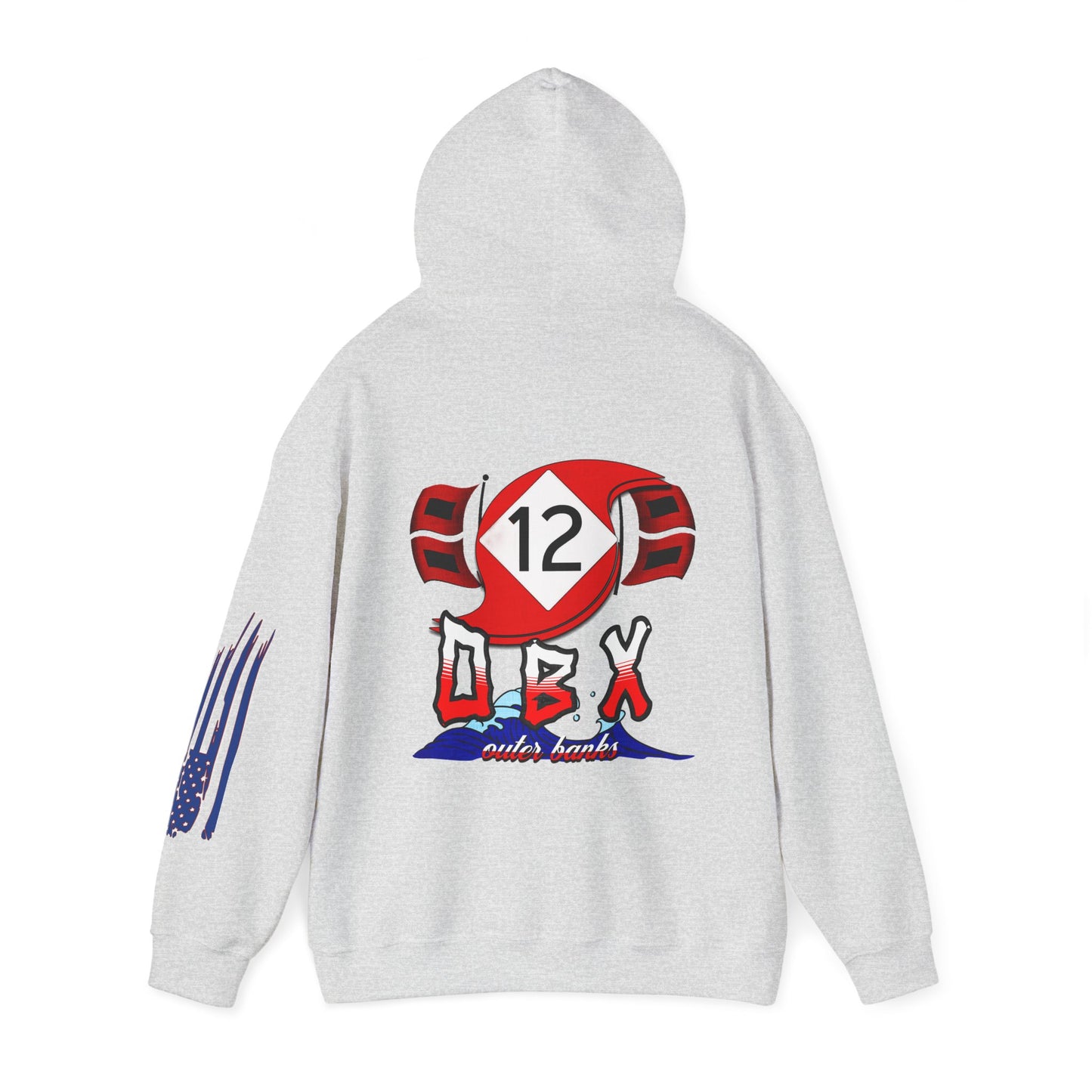 HIGHWAY 12, OBX, N.C., Unisex Heavy Blend™ Hooded Sweatshirt