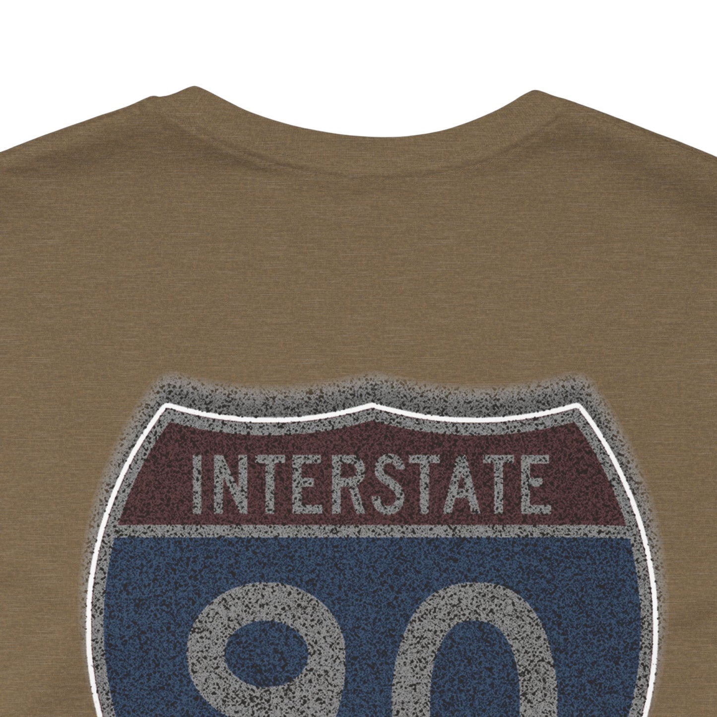 Massachusetts  I-90 Highway Route Tee Shirt