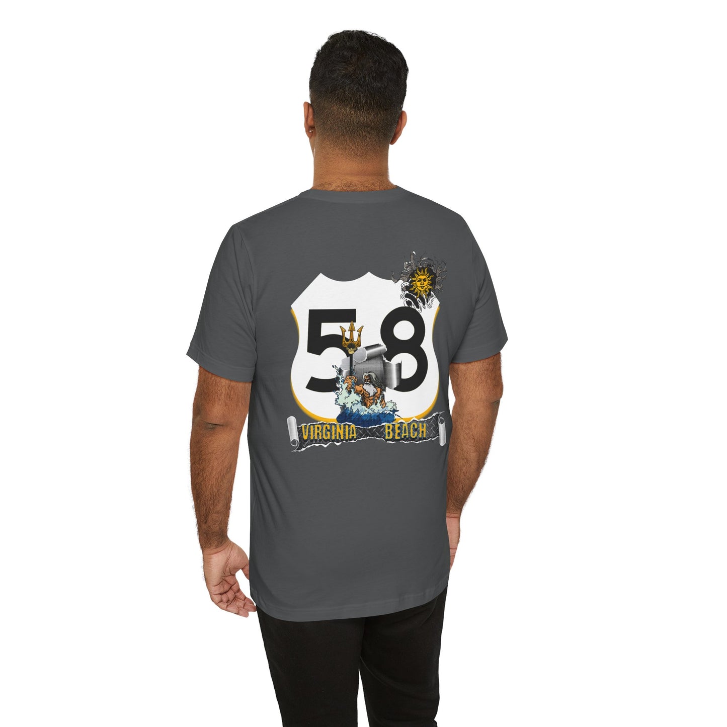 Route 58 Virginia Beach Road Trip T-Shirt