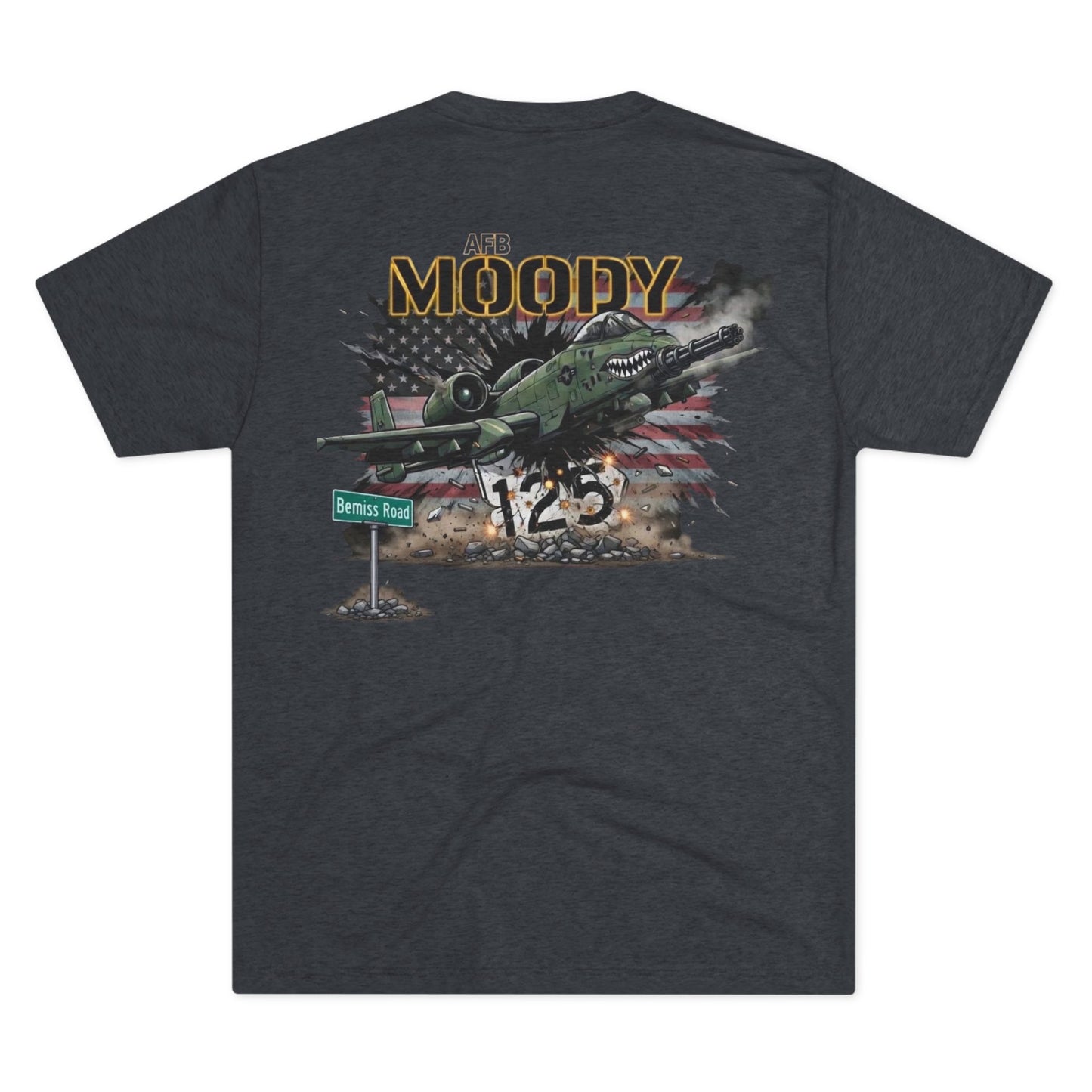Moody AFB Route 125 Military Tribute Tee
