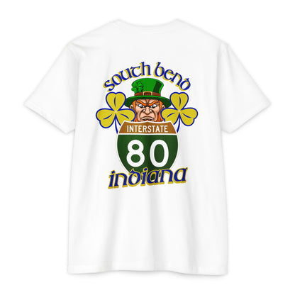 Interstate 80 South Bend Indiana Fighting Town - Roads and Routes Apparel