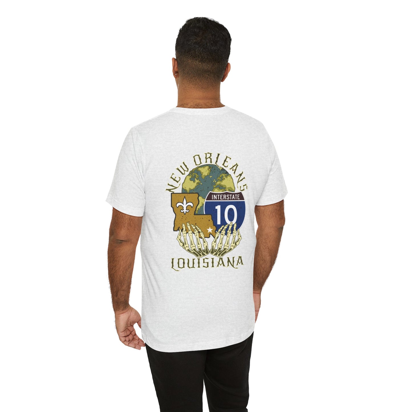 New Orleans Interstate 10 Highway Route Tee