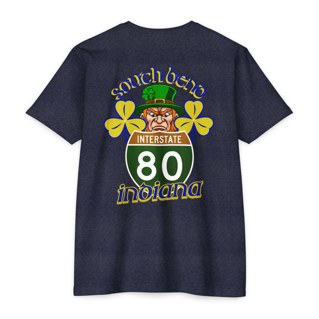 Interstate 80 South Bend Indiana Fighting Town - Roads and Routes Apparel