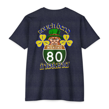Interstate 80 South Bend Indiana Fighting Town - Roads and Routes Apparel