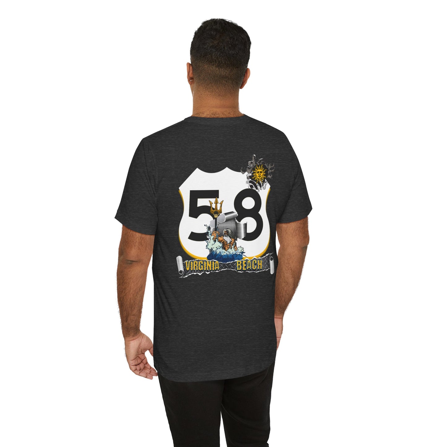 Route 58 Virginia Beach Road Trip T-Shirt