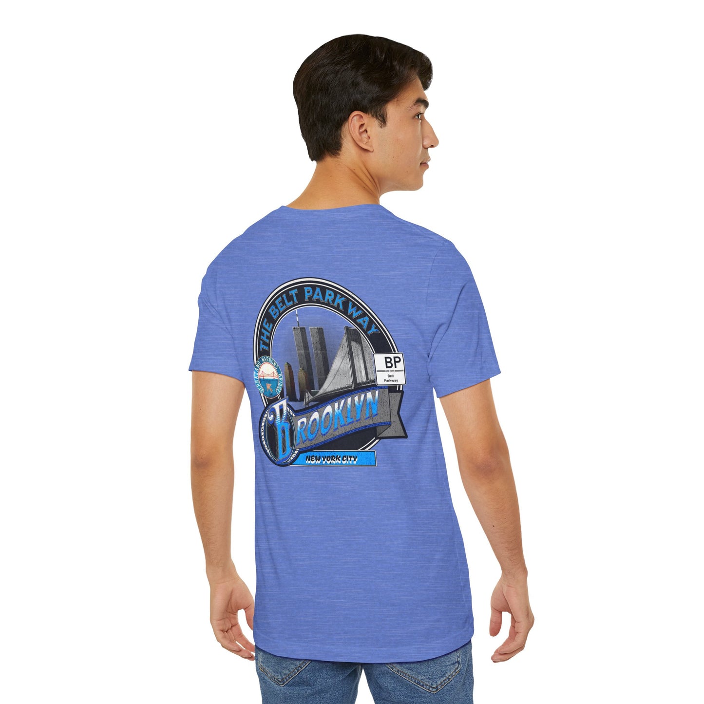 Belt Parkway Brooklyn Highway Route Unisex  Tee Shirt - Soft Blend NYC Apparel