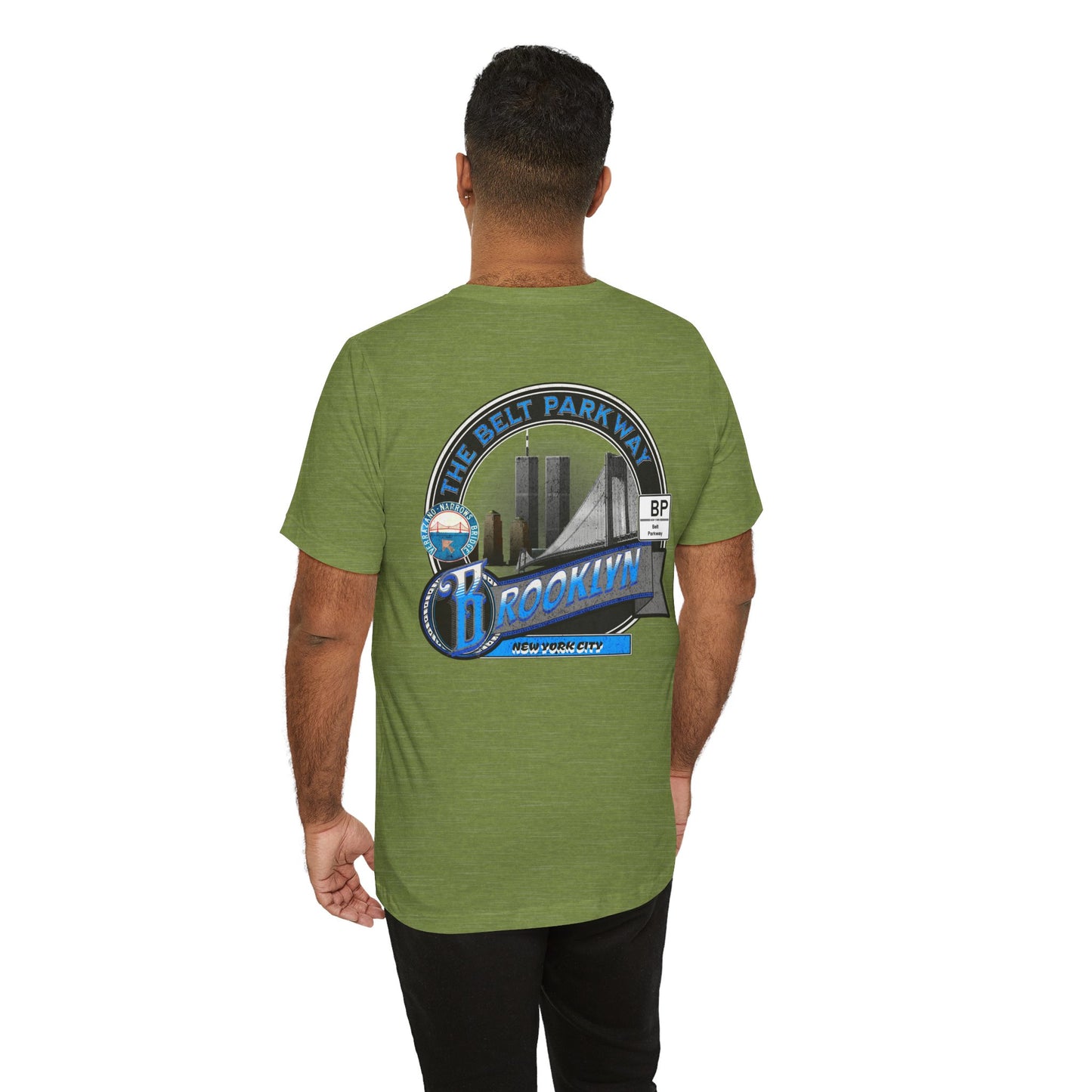 Belt Parkway Brooklyn Highway Route Unisex  Tee Shirt - Soft Blend NYC Apparel