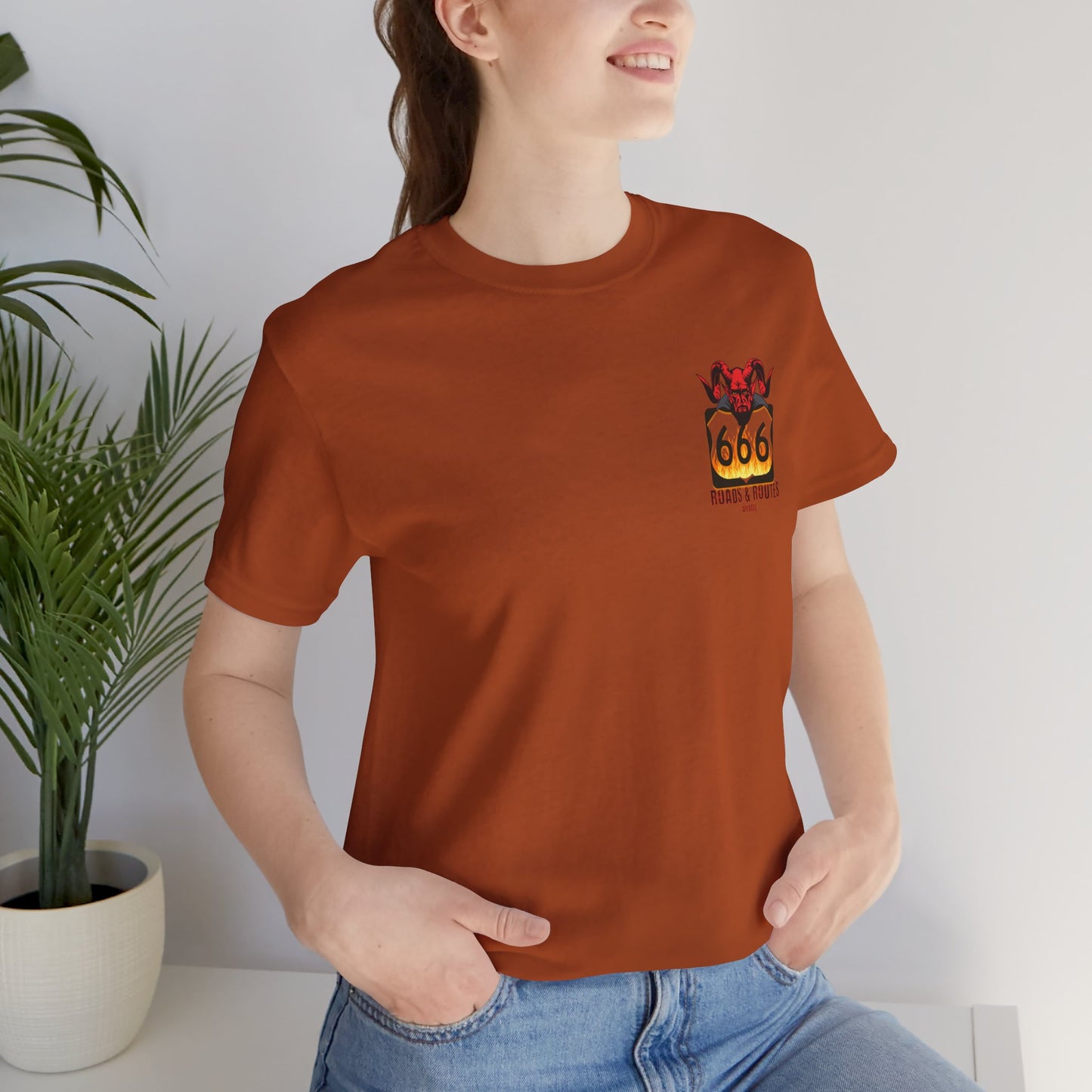 Highway Route  666 The Devil's Highway Unisex Soft Blend Tee