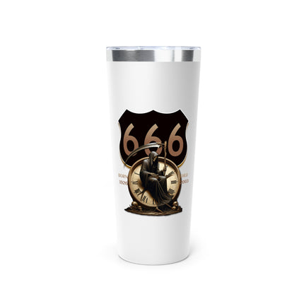 Tumbler - Defuncted Highway 666 Devil's Highway Design, 22oz