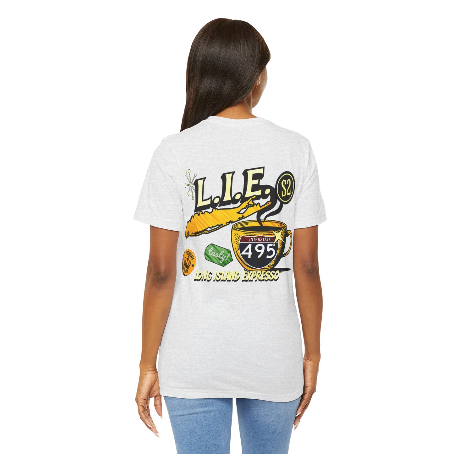 I-495, LONG ISLAND EXPRESSO Highway Route Tee