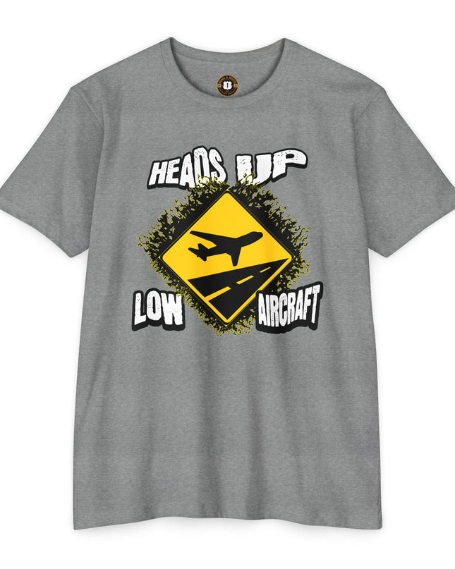 Heads up Low Flying Aircraft Road Sign