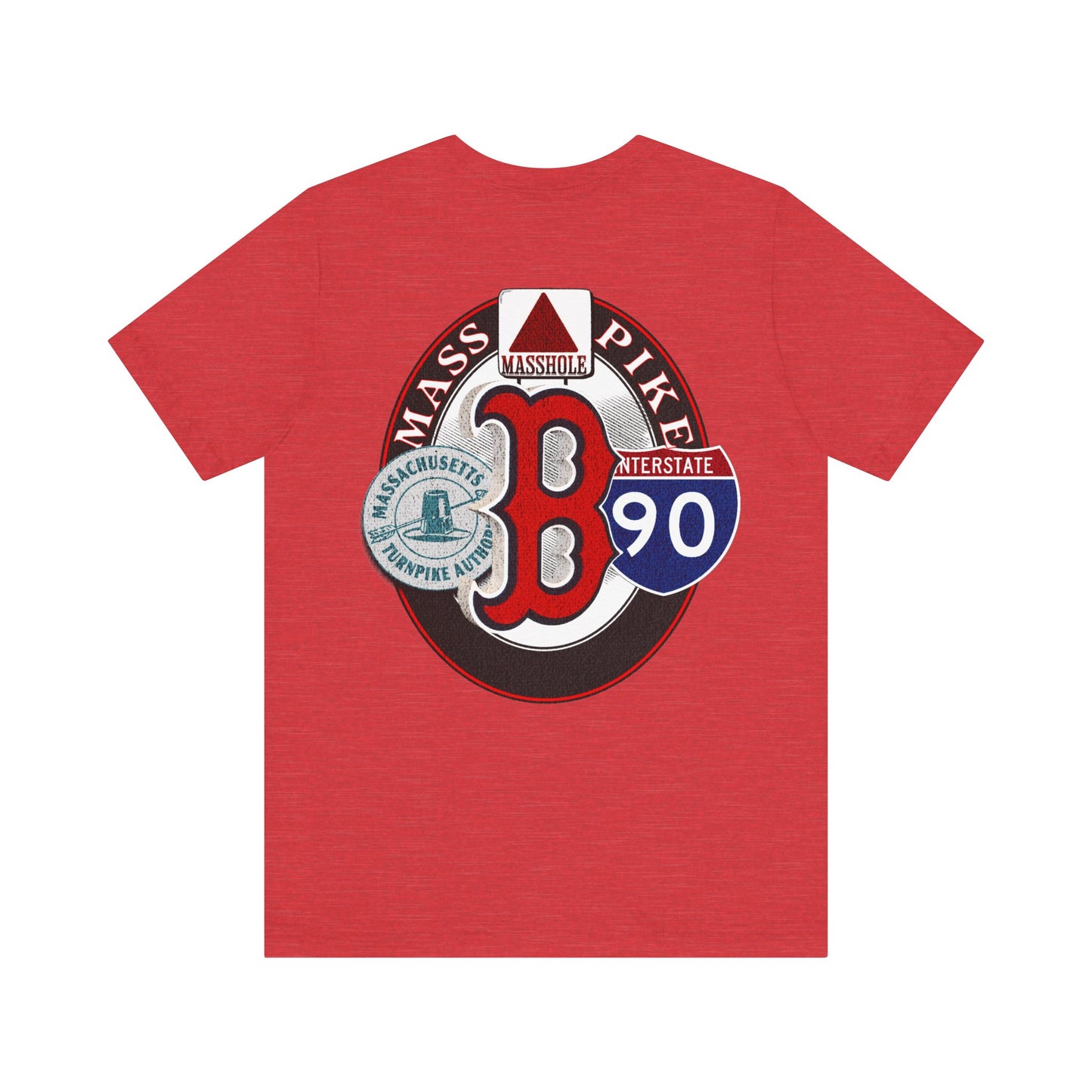 Interstate 90 Boston Massholes Tee