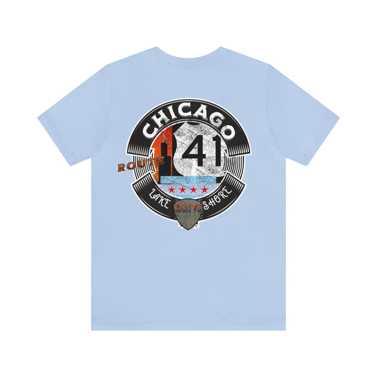 ROUTE 41, CHICAGO, IL,  Unisex Jersey Short Sleeve Tee