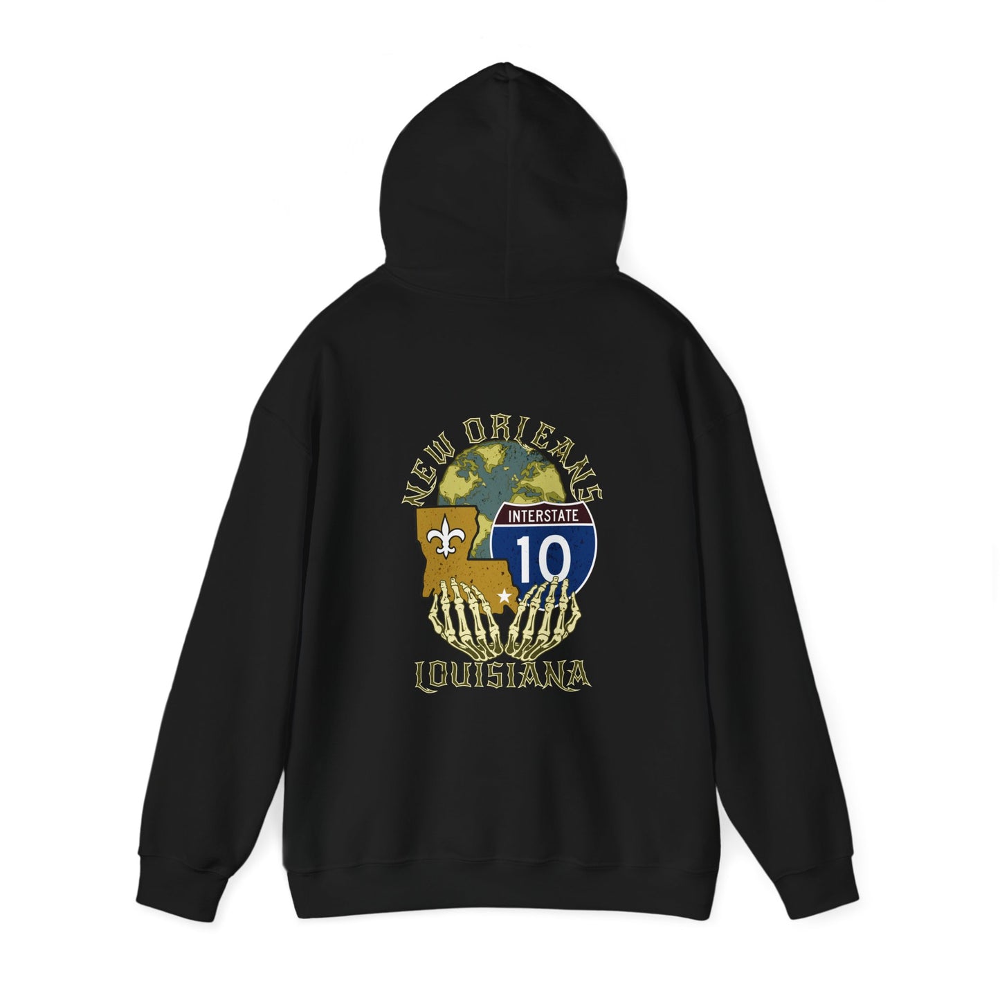 Interstate 10 New Orleans Hoodie