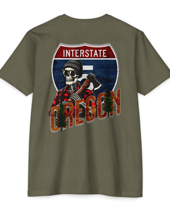 Oregon I-5,  Lumberjack T-shirt