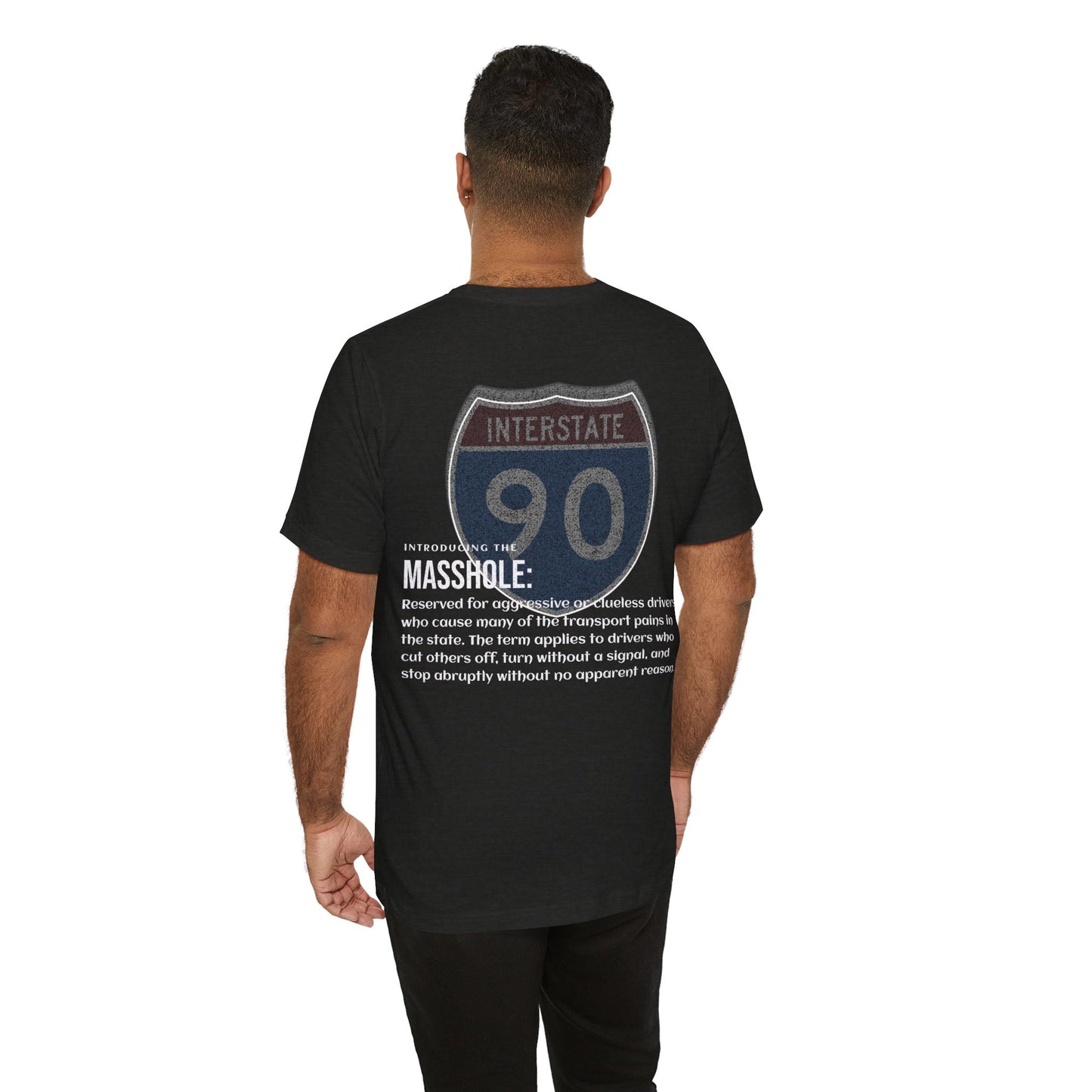 Massachusetts  I-90 Highway Route Tee Shirt