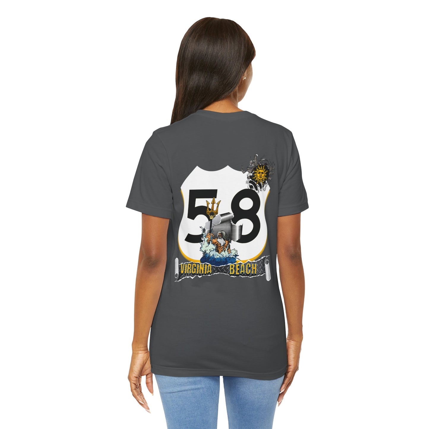 Route 58 Virginia Beach Road Trip T-Shirt