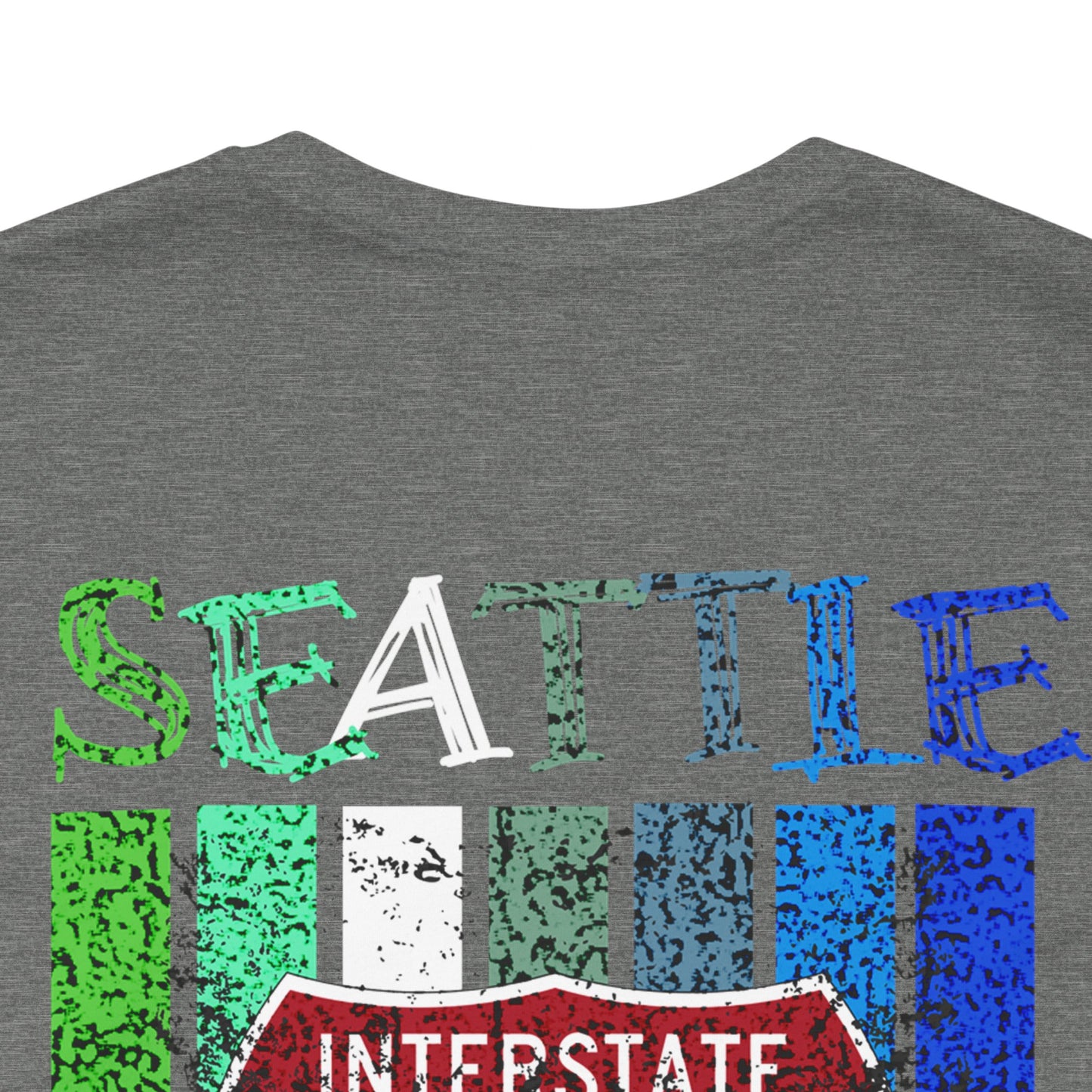 Interstate 5 Seattle Highway Route Apparel - Soft Blend Travel  Unisex Tee