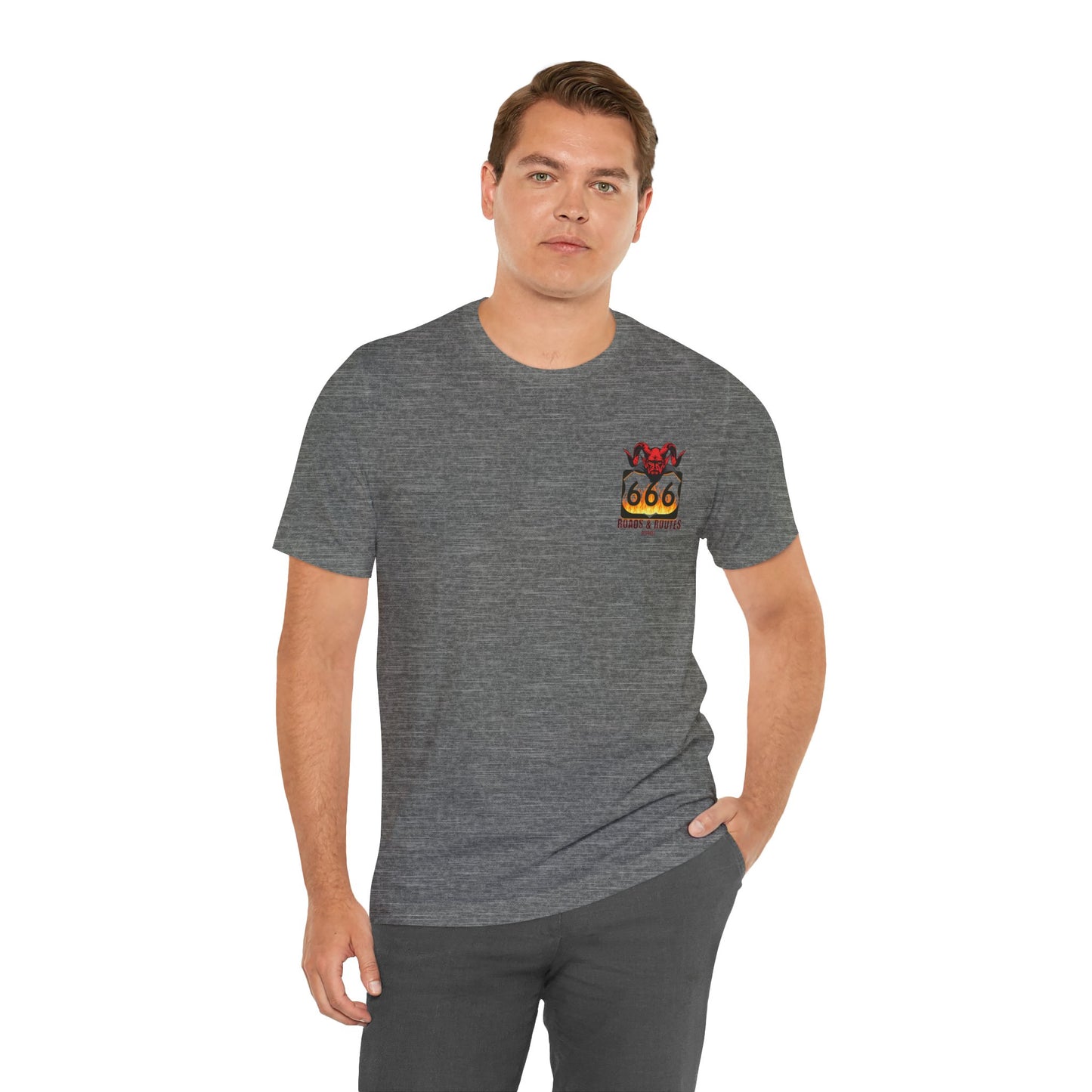 Highway Route  666 The Devil's Highway Unisex Soft Blend Tee