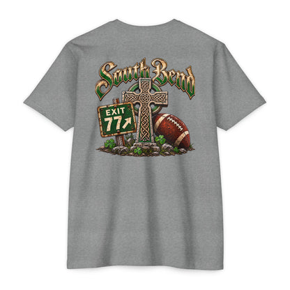 Exit 77 South Bend Indiana Tee Retro Highway Sign Shirt