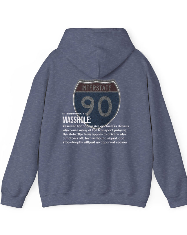 Masshole Interstate 90 Hoodie