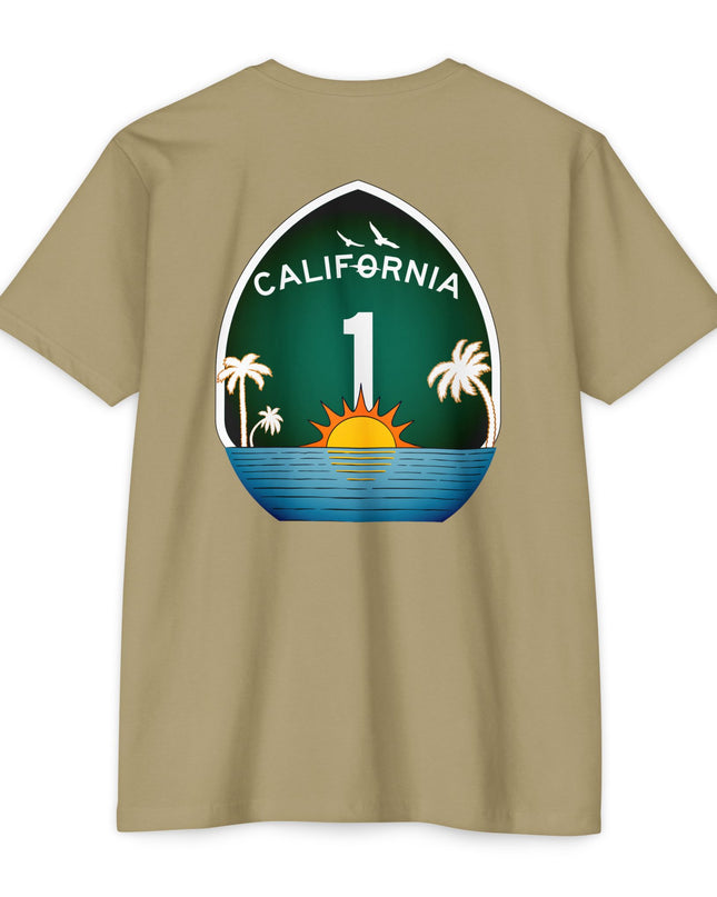 Ocean Views Route 1 Pacific Coast Highway T-shirt