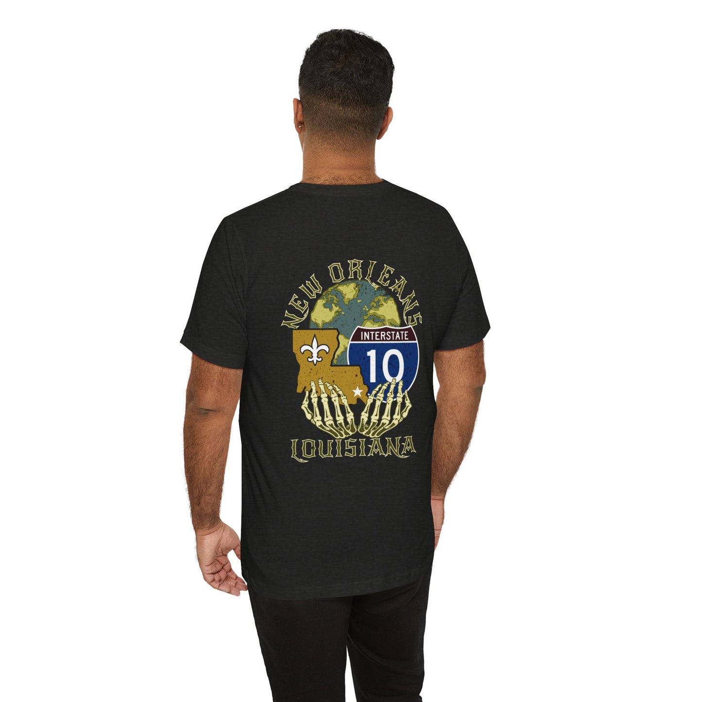 New Orleans Interstate 10 Highway Route Tee