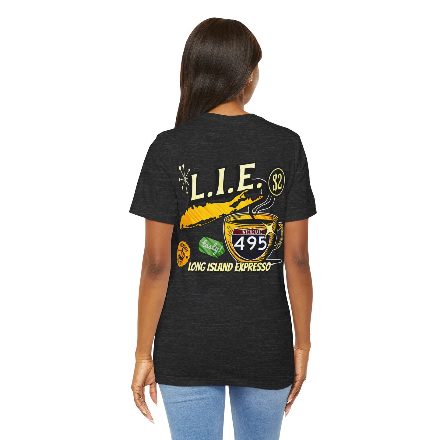 I-495, LONG ISLAND EXPRESSO Highway Route Tee