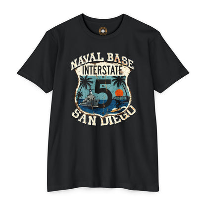 Naval Base San Diego I-5 Route Shirt