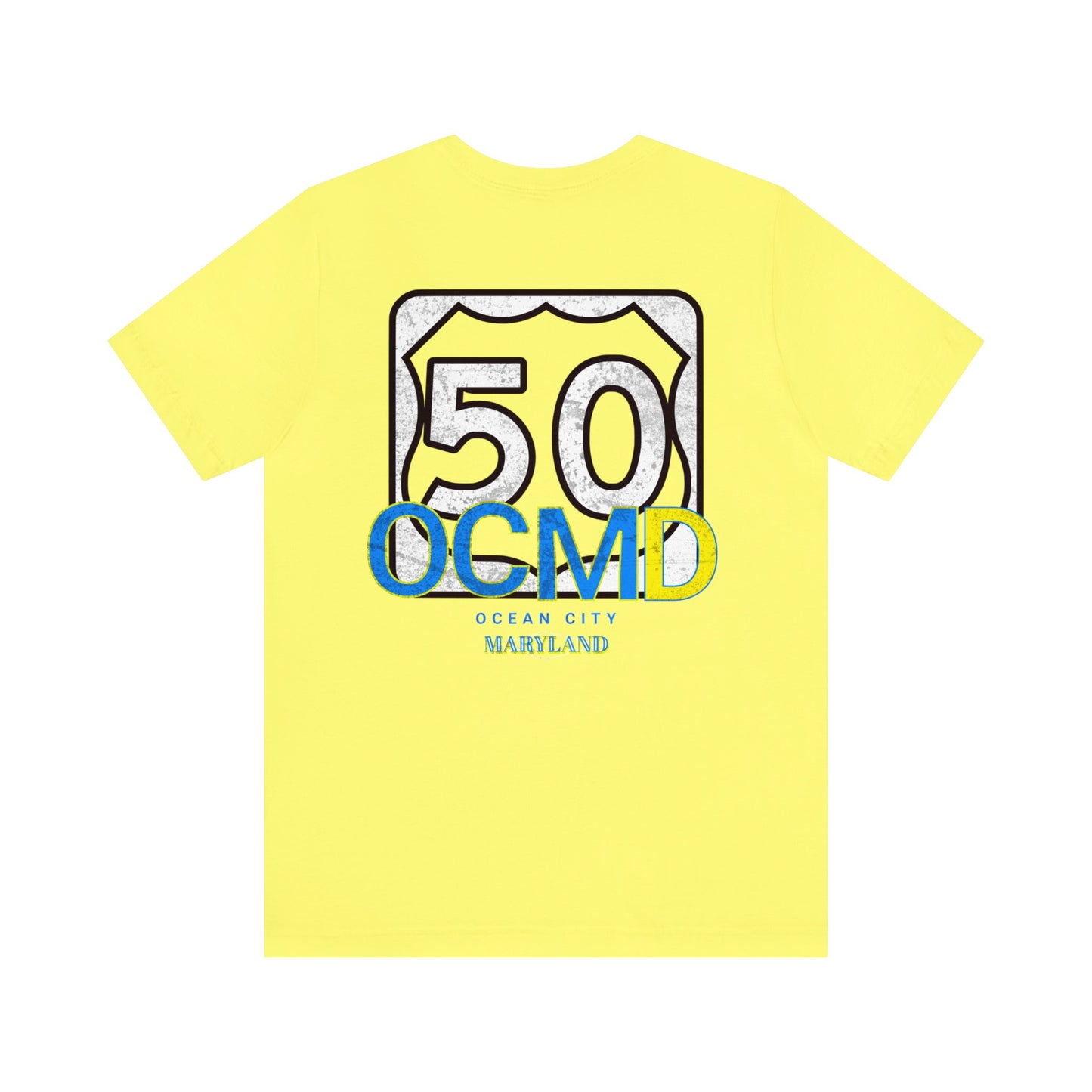 RT 50, OCEAN CITY, MD, Unisex Jersey Short Sleeve Tee