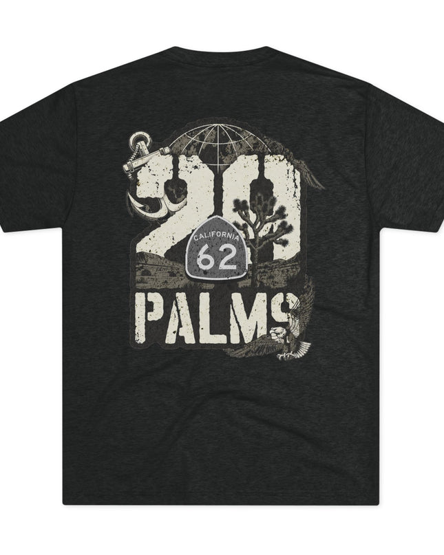 29 Palms California Route 62 Tee — Desert Marine Base Heroes Tribute